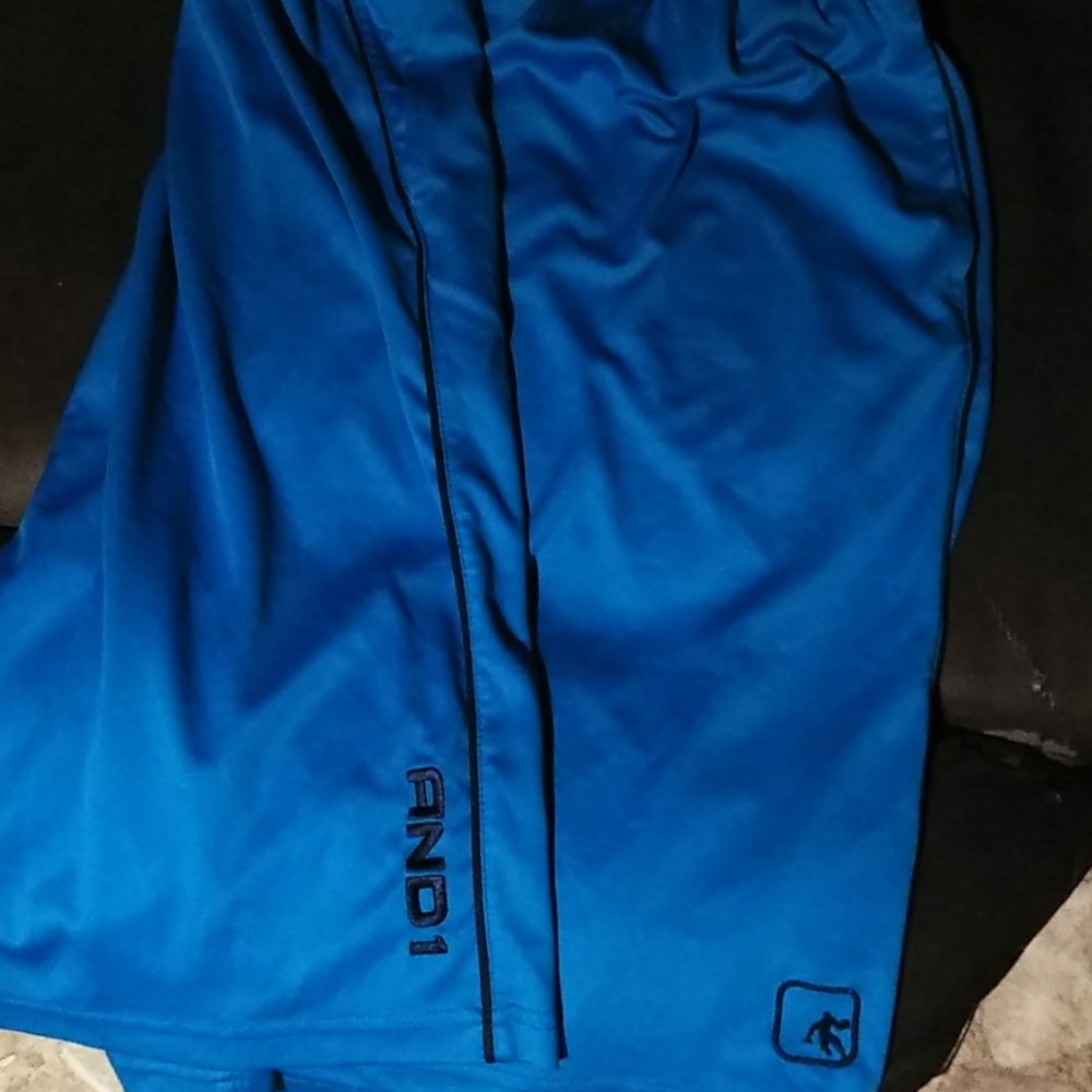 And one  basketball shorts